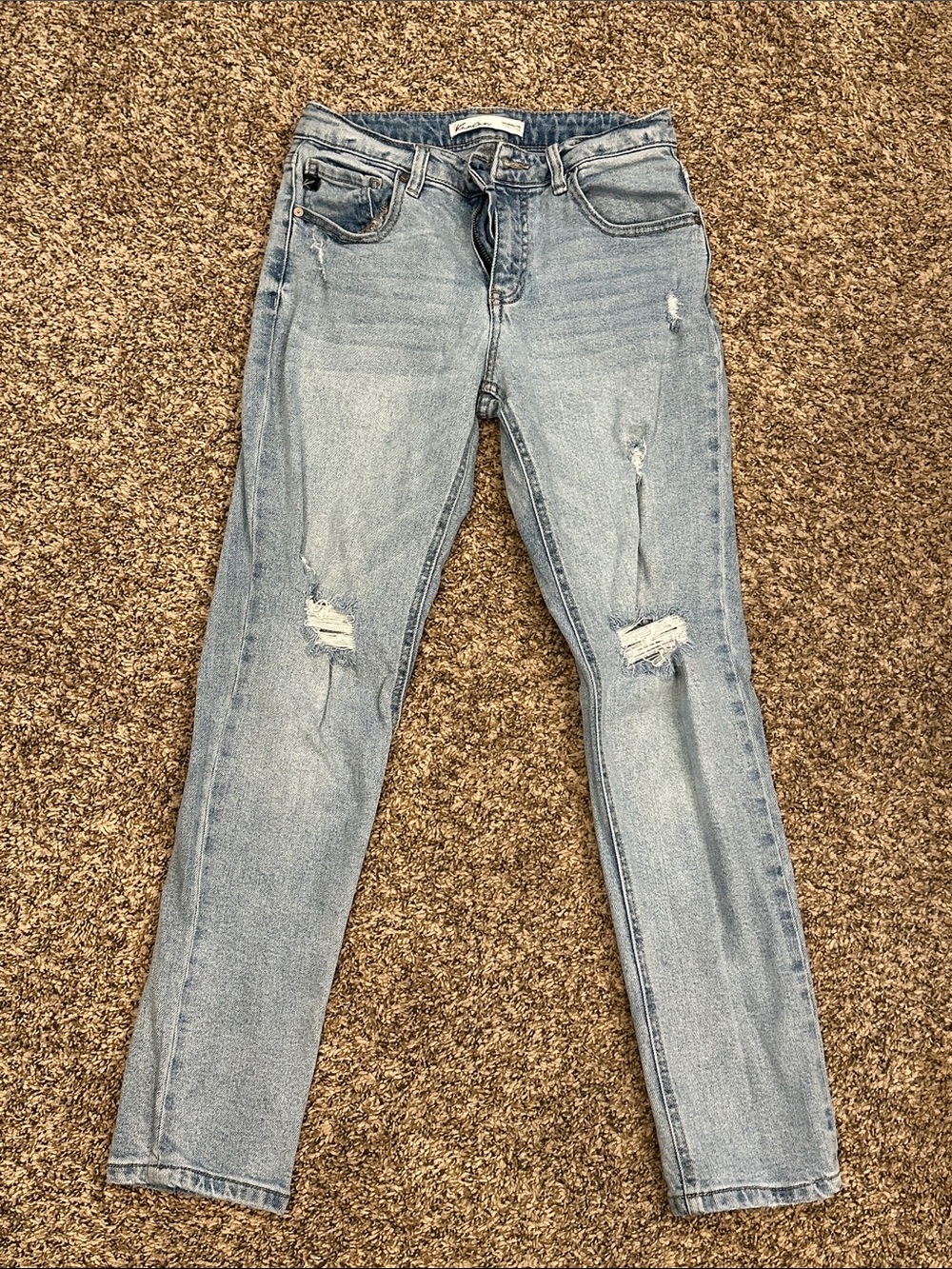 KanCan Light Blue Distressed Skinny Jeans